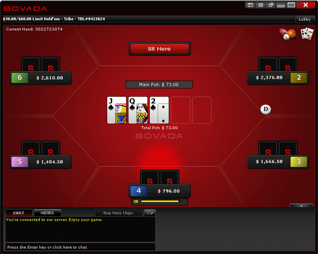 Bovada Poker Table Bovada Poker Table